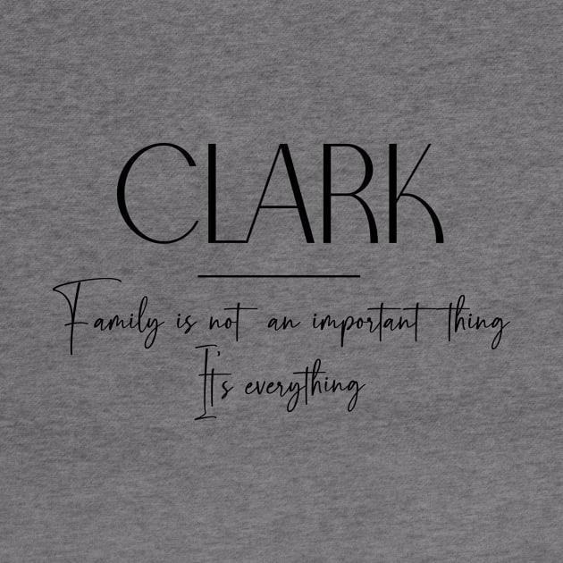 Clark Family, Clark Name, Clark Middle Name by Rashmicheal